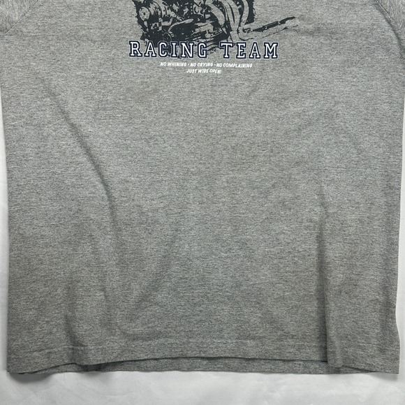 Chase Authentics Jeff Gordon 24 Racing Team Layered Long Sleeve Gray Navy Shirt - Picture 8 of 10